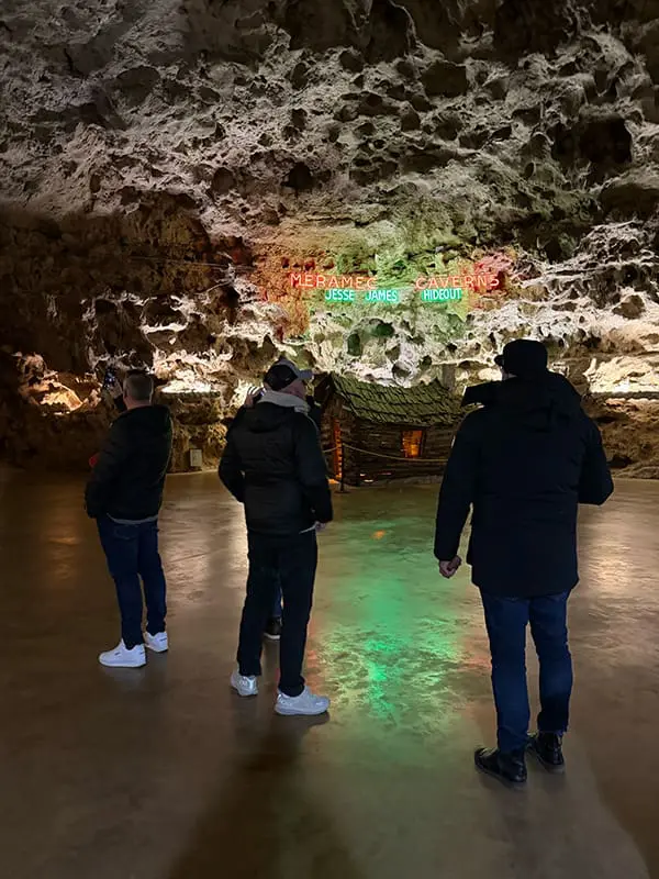 Meramec Caverns in the Ozarks, MO. Image: Cassie Tannenberg