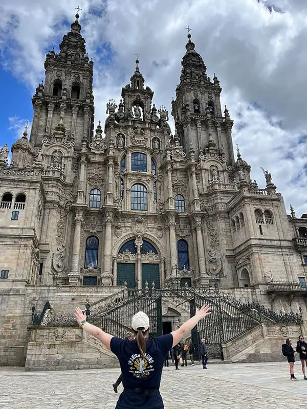 MTA's Renee McLennan at Santiago de Compostela, Spain.