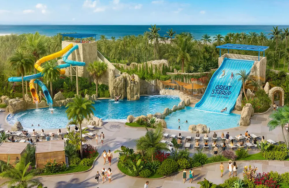 Render of Cliffside Cove on Great Stirrup Cay.