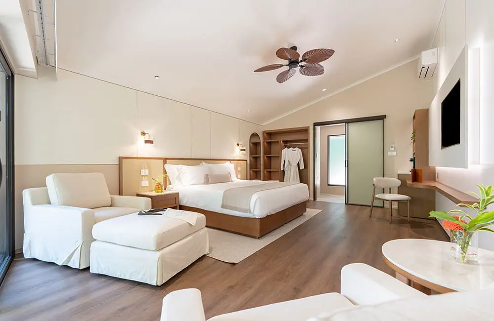 Nala Resort Studio Suite with king bed.