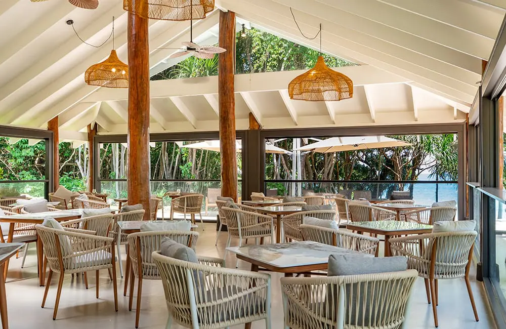 Nala Resort signature restaurant interior.