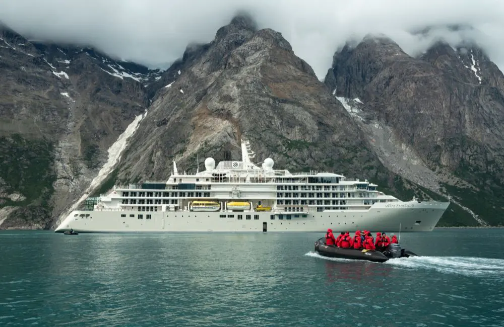 Silver Endeavour in Greenland's Evighed (Eternity) Fjord