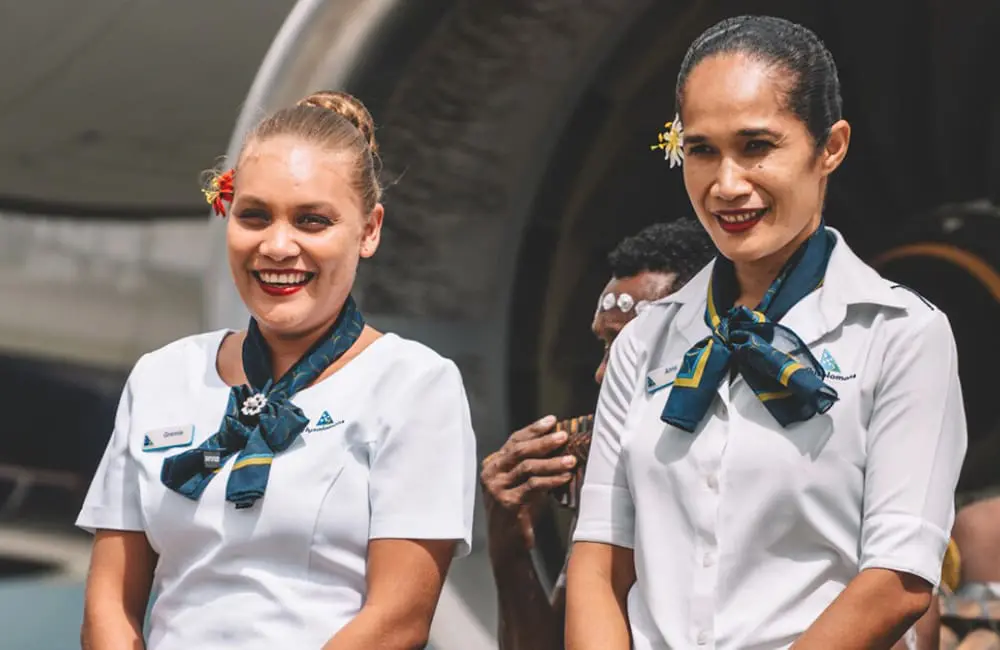 Solomon Airlines crew FB