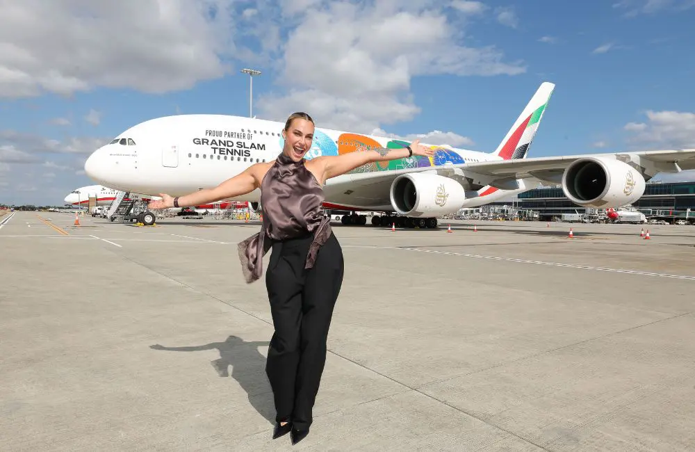 Tennis star Aryna Sabalenka named Emirates' first tennis ambassador