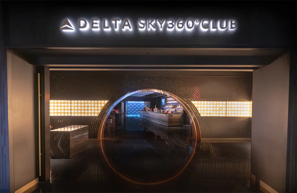 Delta lands on the Strip with first-ever non-airport lounge at Sphere Las Vegas