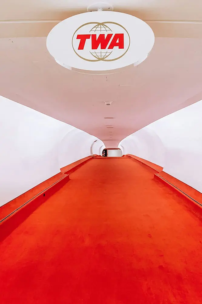 Hotel review: TWA Hotel at New York's JFK 10 1000 hallway 1