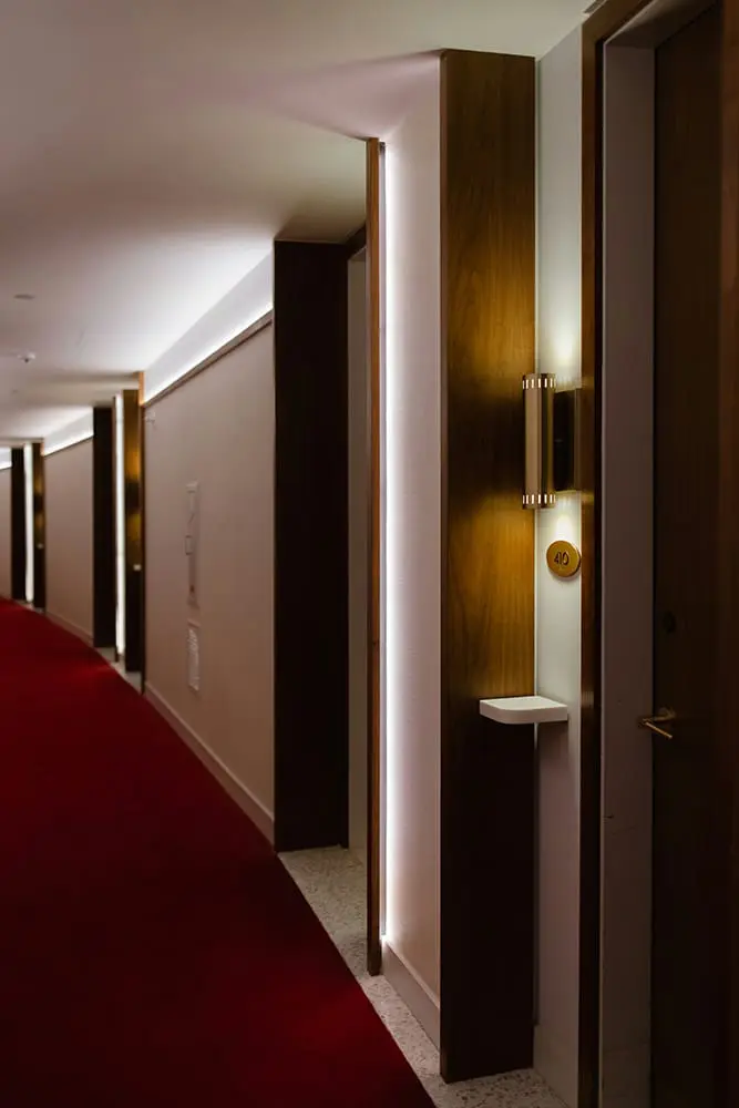Hotel review: TWA Hotel at New York's JFK 6 1000 rooms sit along a curved corridor