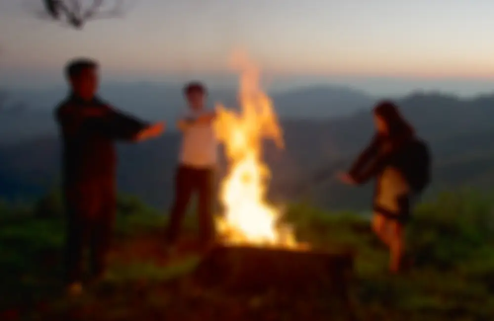 Camp-fire
