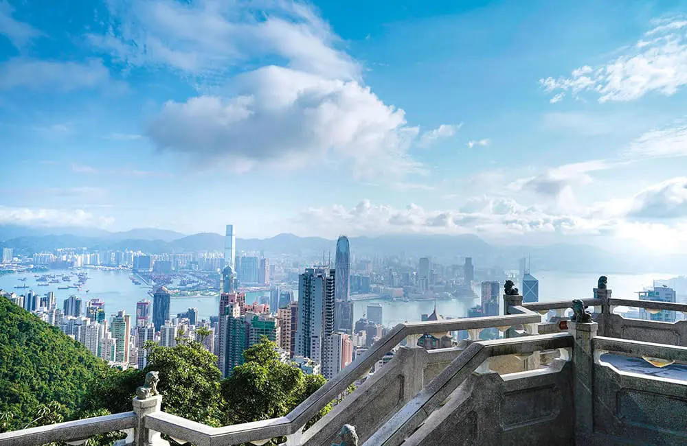 The Peak Circle Walk showcases the view of the city and Victoria Harbour. Image: HKTB