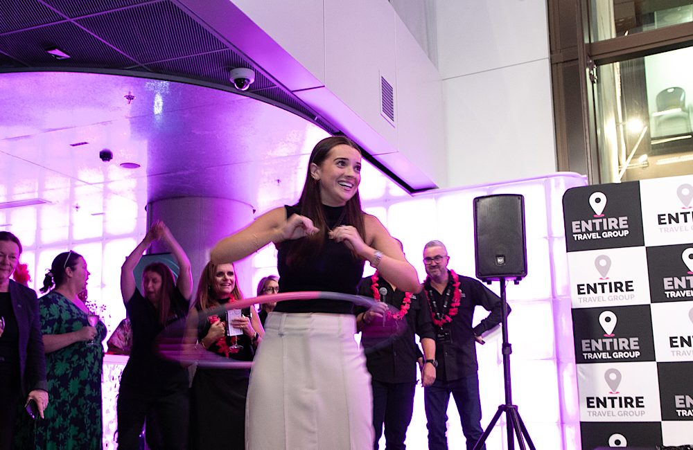 Travel advisors and exhibitors were in a whirl at last night's Entire Travel Group Showcase and Soiree in Sydney.