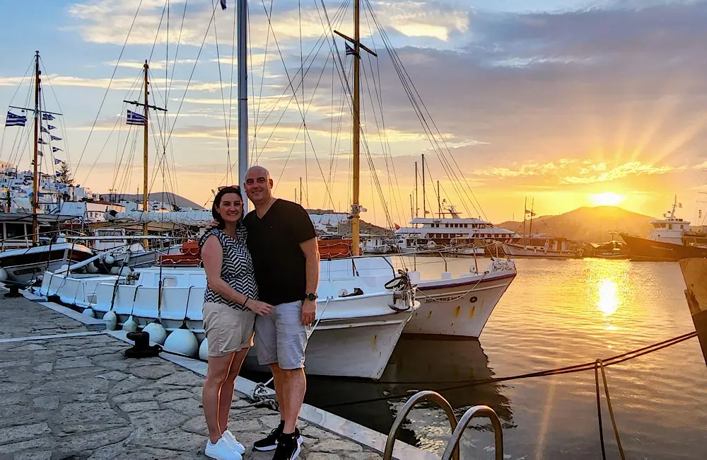 Same couple, different countries. Mary-Anne and Darian.