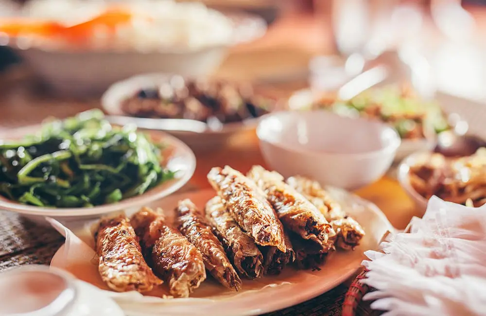 Vietnamese flavours at a Sapa restaurant - Intrepid Travel Asia food adventures. Image: Intrepid Travel