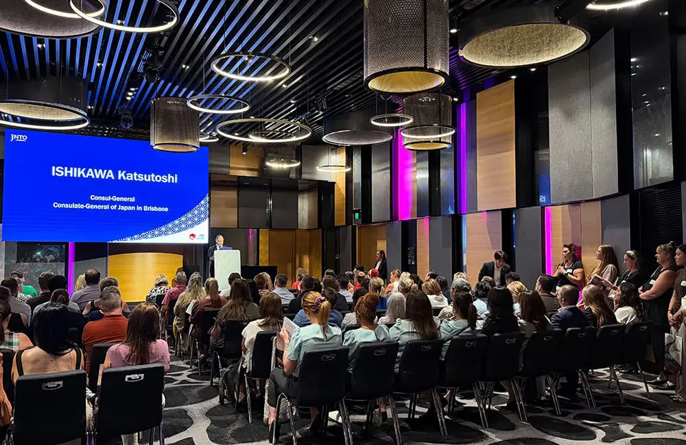 Presentations at the JNTO Brisbane event.