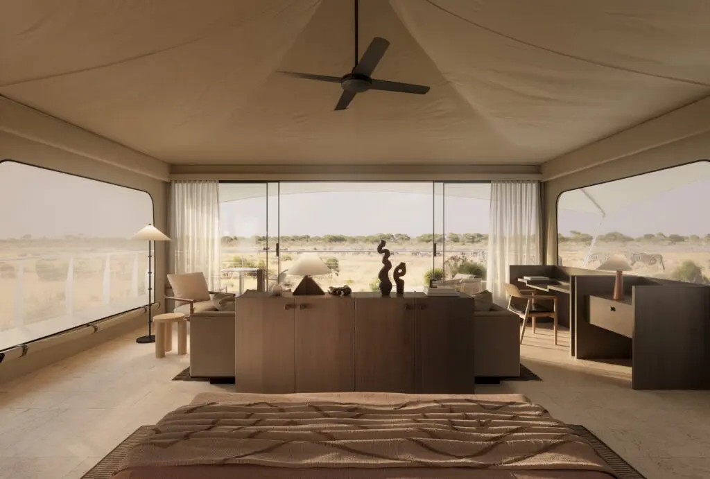 The new luxury Monarto Safari Lodge.