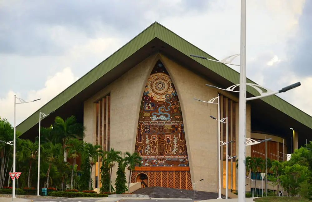 Papua New Guinea National Parliament House in Port Moresby. Image: mtcurado/iStock