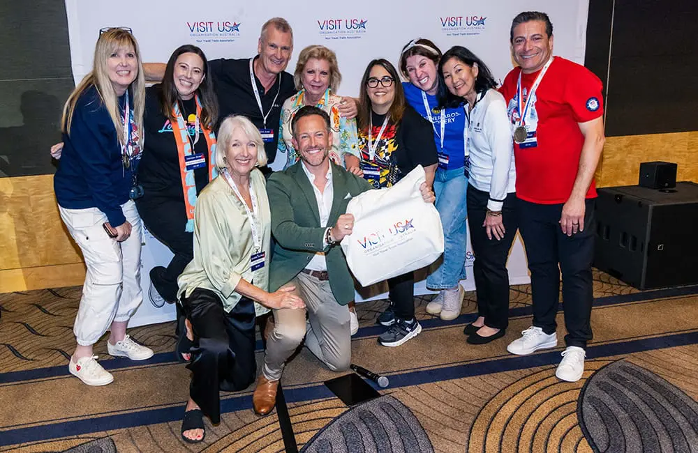600 agents, 60 US exhibitors: Visit USA 2026 Expo Series ends with Sydney showstopper 3 Celebrating in style at Visit USA 2026 Expo Series.