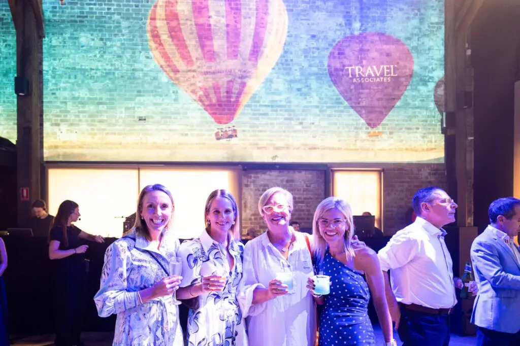 Guests at the Flight Centre Travel Group party.