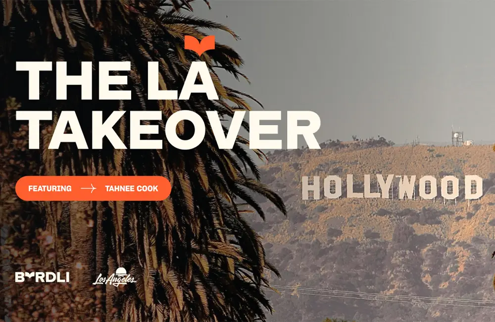 Influencer campaign meets instant bookings: BYRDLI The LA Takeover launches with Los Angeles Tourism