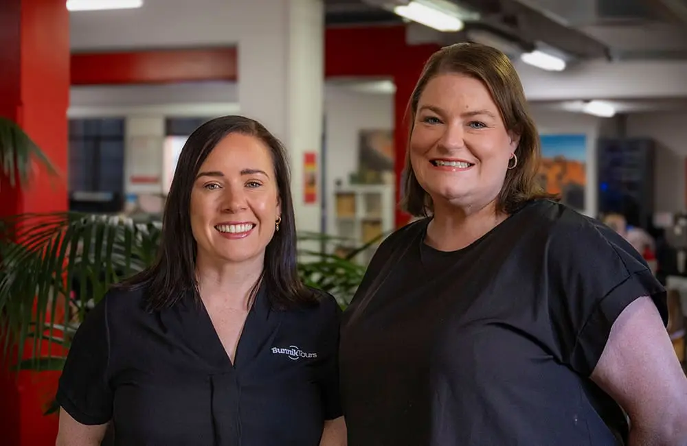 Movers + Shakers: Bunnik Tours adds Kate Thornburg as NSW BDM to focus on frontline support 2 Bunnik Tours National Sales Manager Zoe Francis with NSW BDM Kate Thornburg.