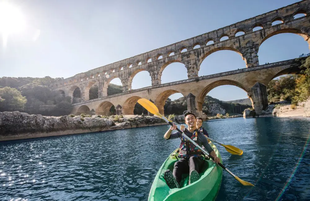 Exploring Pont du Gard on a Rhône River cruise with Adventures by Disney © Disney