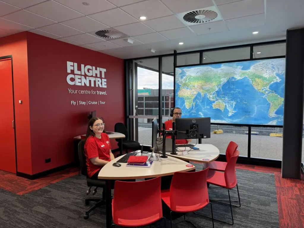 Flight Centre Hobart Airport.