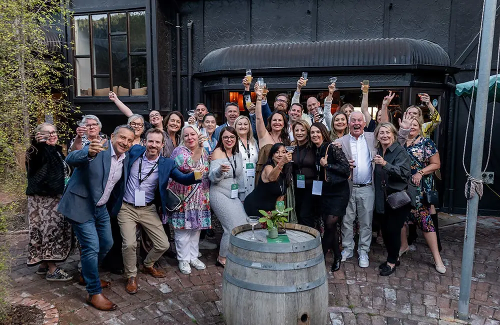  itravel 2026 Elevate Conference dinner at winery