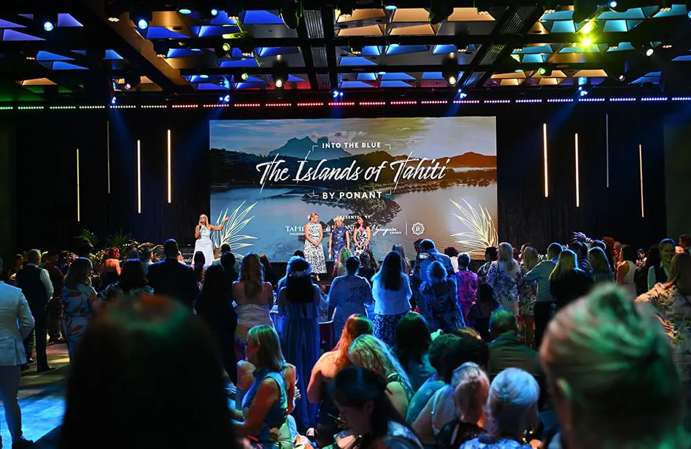 2026 LTC Luxury Product Showcase: Shaping bold innovation and unique collaboration 2 The Islands of Tahiti and Ponant presented an "Into the Blue" event.