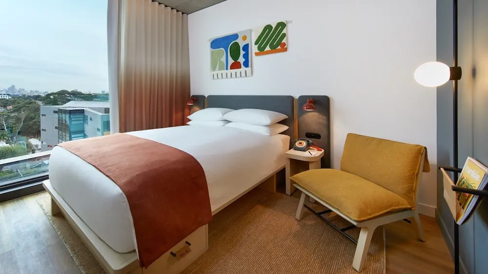 Hotel Review: Moxy Sydney Airport is much more than a FIFO overnighter 1 Moxy Queen Sleeper Room