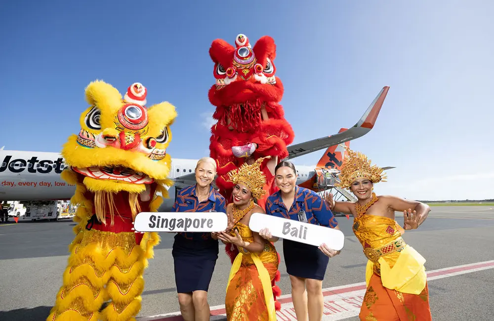 Sunshine Coast goes global: First Jetstar flight launches to Bali and Singapore