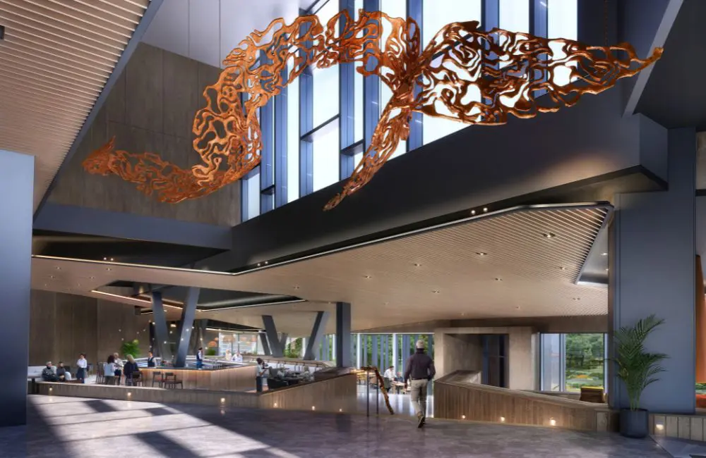 The Cormorant at 55 South main lobby