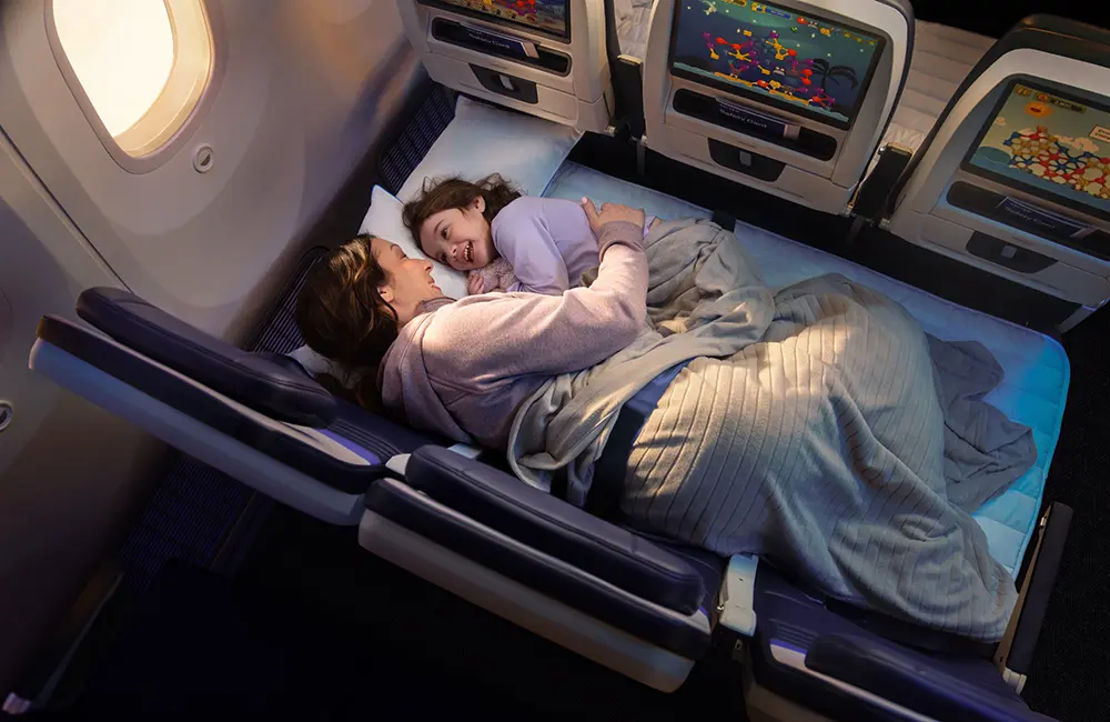 United Relax Row will let you lie flat in Economy with 250+ new planes on order by 2028