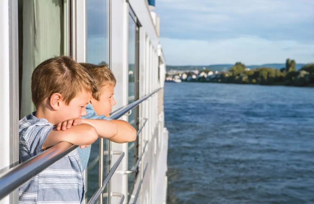 Enjoying the view on a Uniworld river cruise