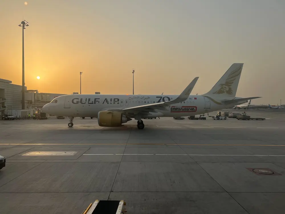 Dubai, United Arab Emirates - 04 12 2022: Gulf Air aircraft arriving at gate at Dubai Airport, UAE.
Iran strike story