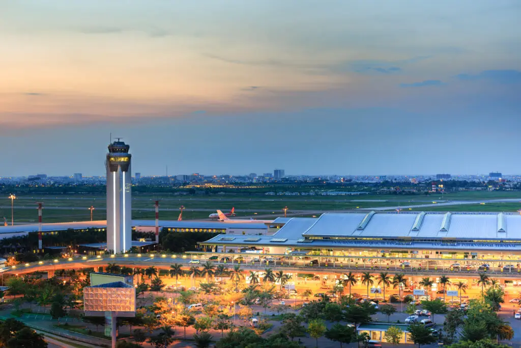 international airport of Tan Son Nhat International Airport, the international airport in southern Vietnam