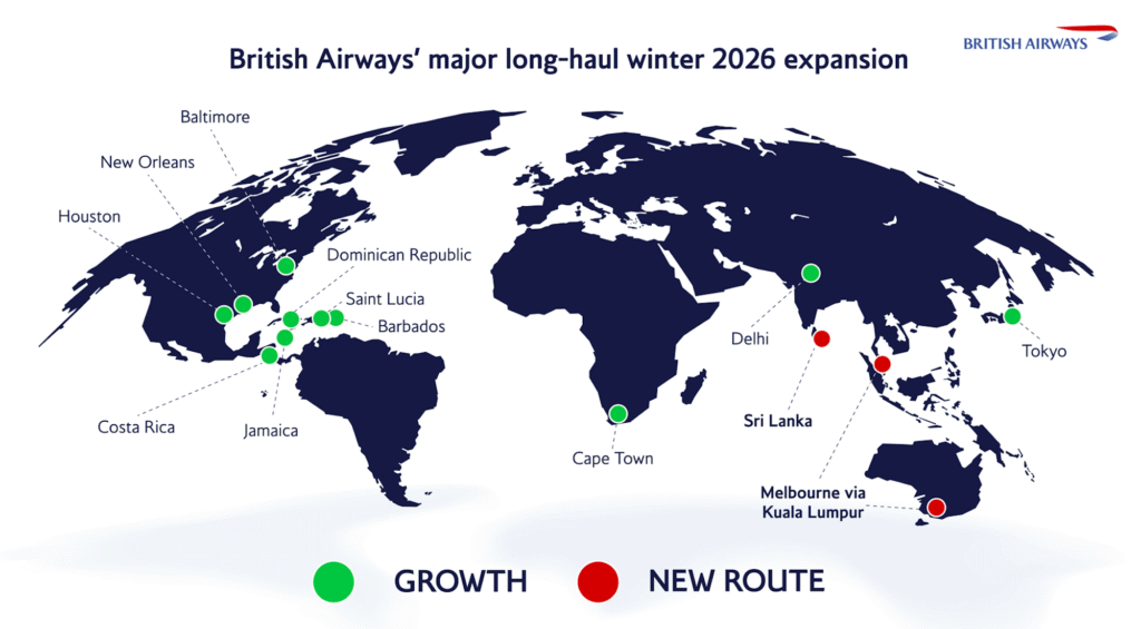 British Airways to commence daily Melbourne-London flights 4 British Airways' 2026 expansion.