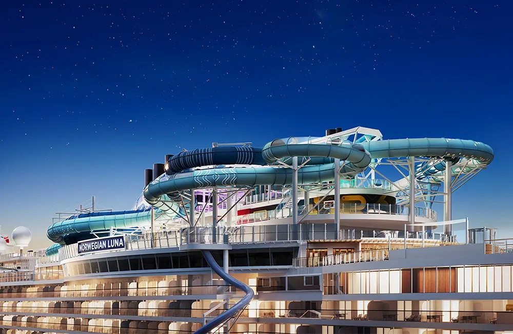 Norwegian Luna Aqua Slides