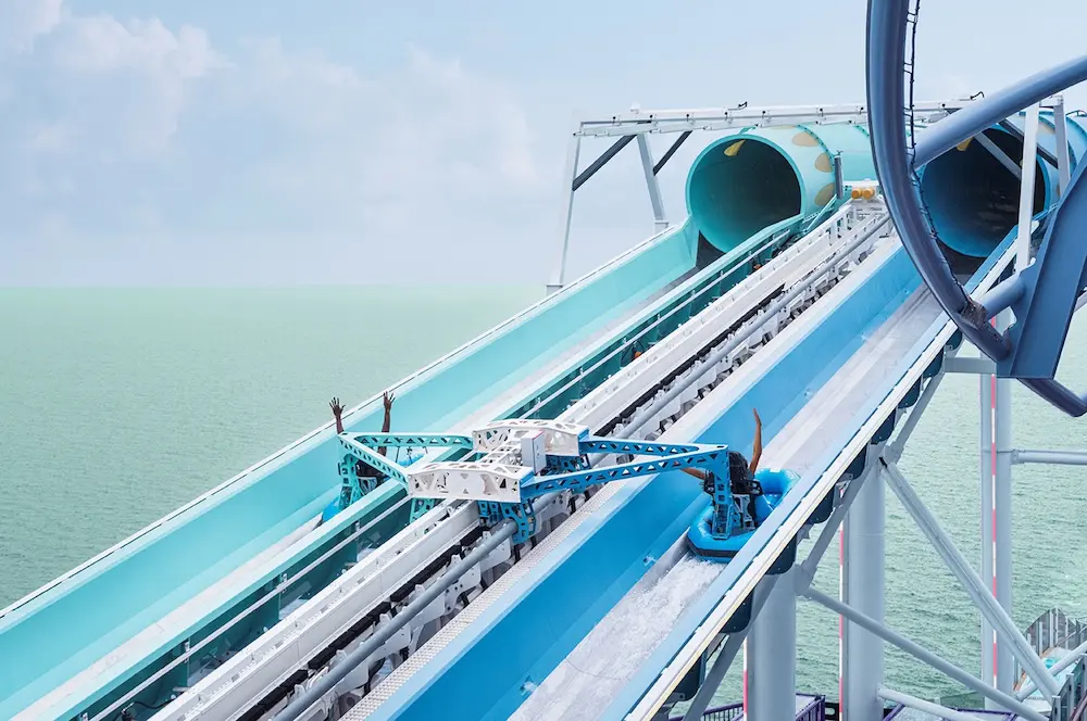 norwegianlunaampnorwegianaqua aquaslidecoasterlaunch