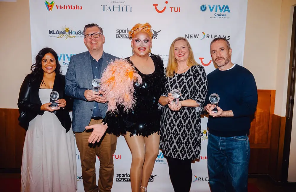 Cape Town shines as LGBTQ+ hotspot with global award ahead of WorldPride 2028 2 2026 Spartacus Travel Awards recipients including Cape Town Tourism CMO Briony Brookes (left). Image: Luke Mische/bluCom