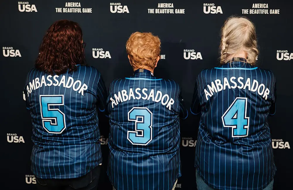 Brand USA Ambassador jersey backs