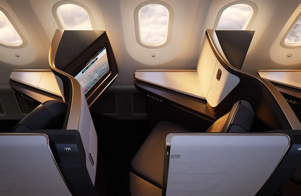 Air Canada Signature Class on Airbus A321XLR aircraft.