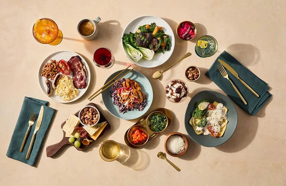 Alaska Airlines unveils first-ever International Business Class Suites for Europe & Asia flights 2 Alaska Airlines International Business Class Suites menu items