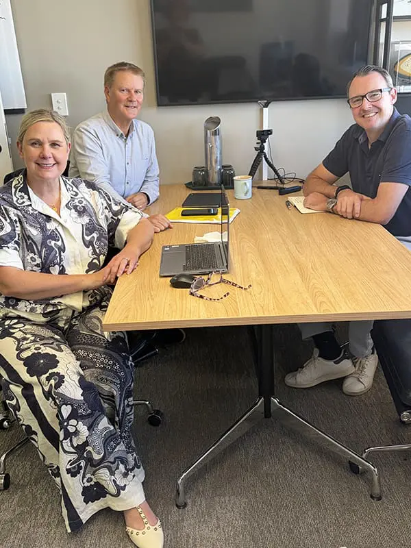 TAANZ CEO Julie White, ATIA CEO Dean Long and TAANZ board member and NZ Travel Brokers Director Andrew Bowman met in Sydney.