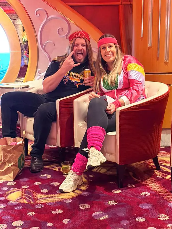 Cruiseabout GM Brad Kennedy & Head of Operations Kelly Neri on board Voyager of the Seas