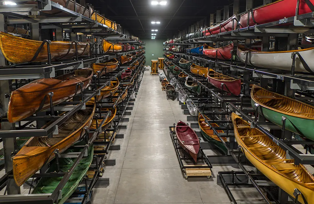 Canadian Canoe-Museum Collection Hall. Credit: Justen-Soule