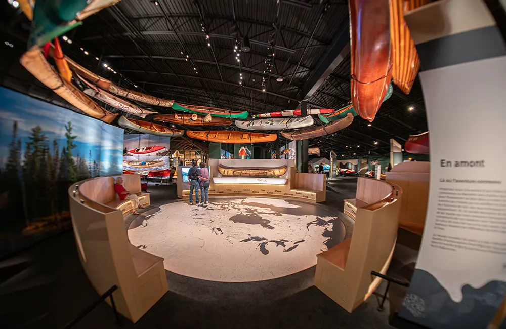 Canadian Canoe Museum Exhibition Hall. Credit: Justen Soule