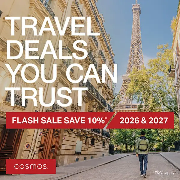 New Cosmos brand campaign creative.