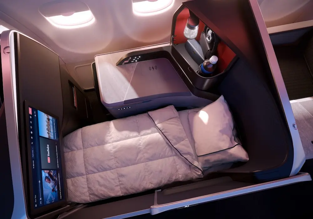 Delta unveils next-gen Delta One suite, taking off in 2027 - but Aussies may have to wait