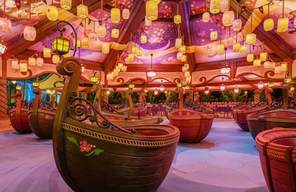 The new Raiponce Tangled Spin attraction at Disneyland Paris.