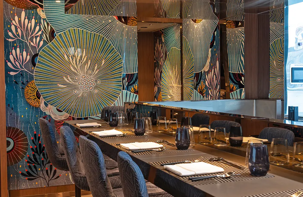 Twice the luxe: Emerald Kaia launches at sea as Astra prepares to join river fleet 4 Night Market Grill private dining on Emerald Kaia superyacht.