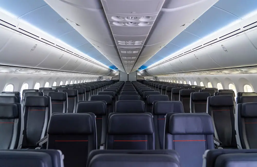 New Economy cabin for the Jetstar Dreamliner refit.